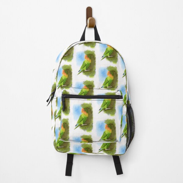 Item preview, Kaki the lovebird designed and sold by PurpleKimArt.