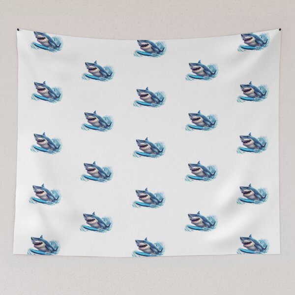 Item preview, The Surfing Shark 7 designed and sold by mushizaman.