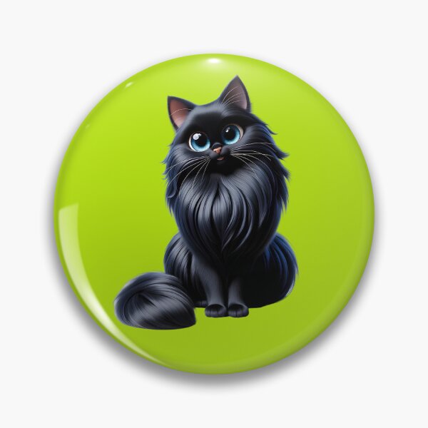 Item preview, Cute Cartoon Black Chantilly-Tiffany Kitten - Cute and Fluffy Design designed and sold by Nathalymx.