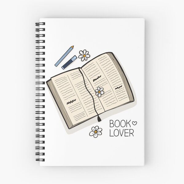 Item preview, Book lover. Book with flowers, pencil and text marker designed and sold by OlyaMolli.