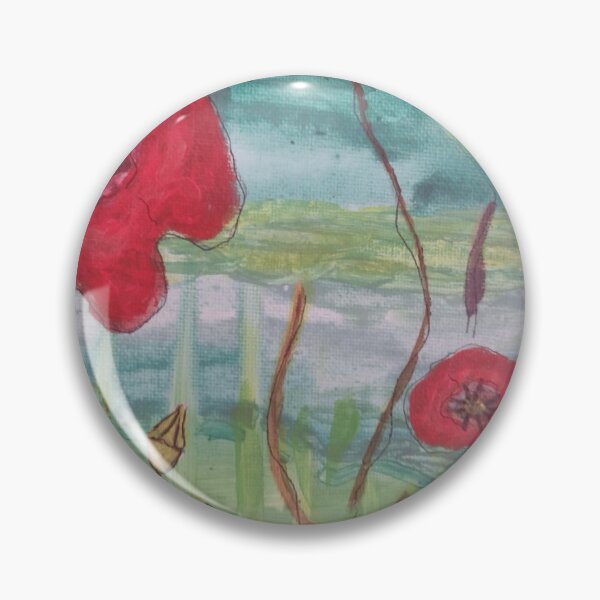 Item preview, Watery poppies designed and sold by ArtbyColleen.