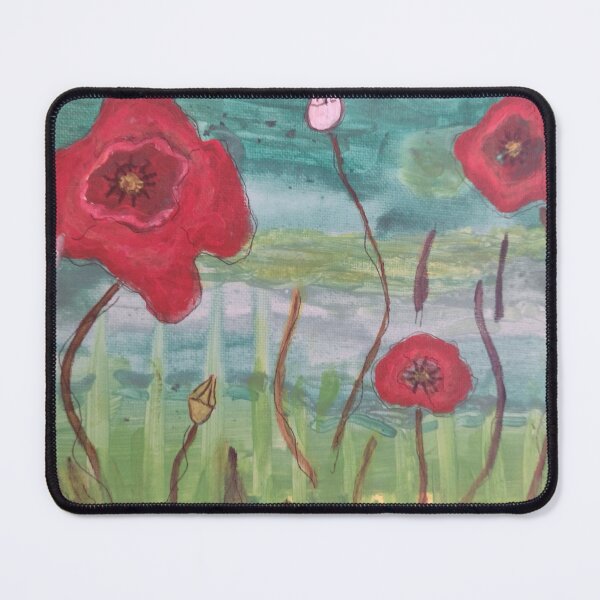 Item preview, Watery poppies designed and sold by ArtbyColleen.