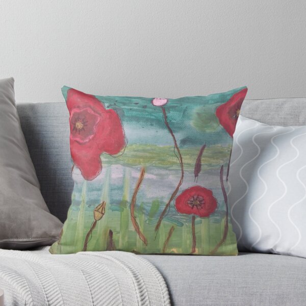 Item preview, Watery poppies designed and sold by ArtbyColleen.