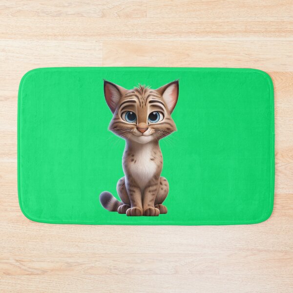 Item preview, Cute Cartoon Wildcat - Cute and Fluffy Design designed and sold by Nathalymx.