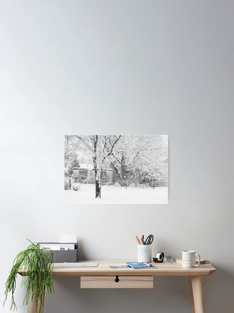 Thumbnail 2 of 3, Poster, Backyard Snowscape designed and sold by dlamb.