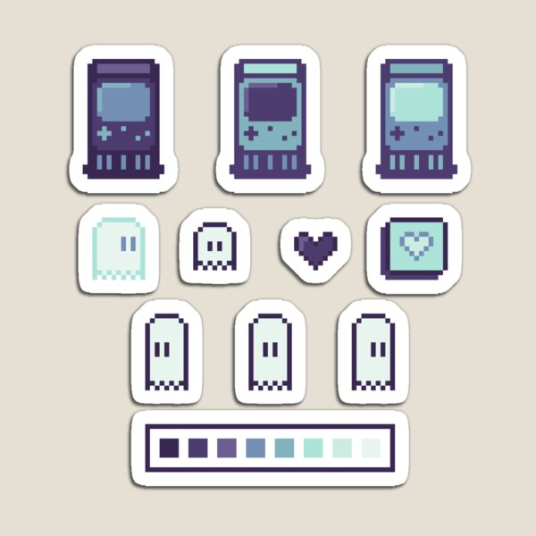 Item preview, Retro Arcade Ghost Pixel Art  designed and sold by muffineshipster.