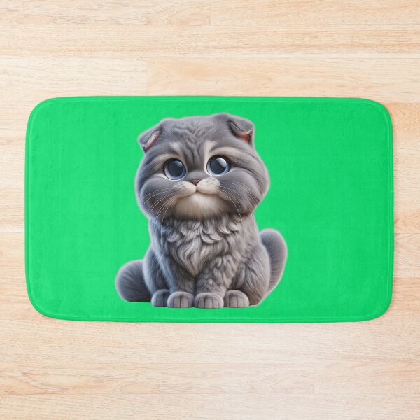 Item preview, Cute Cartoon Highland Fold Kitten - Cute and Fluffy Design designed and sold by Nathalymx.