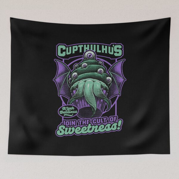 Item preview, Cupcake Cthulhu - Funny Food Gift designed and sold by Studio Mootant.