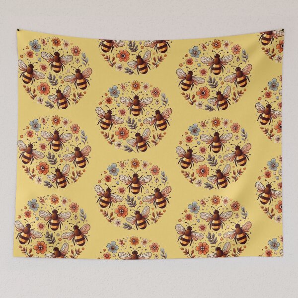 Item preview, Honey Bees designed and sold by LoveDesignMania.