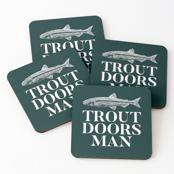 Item preview, Trout Doors Man designed and sold by kjanedesigns.