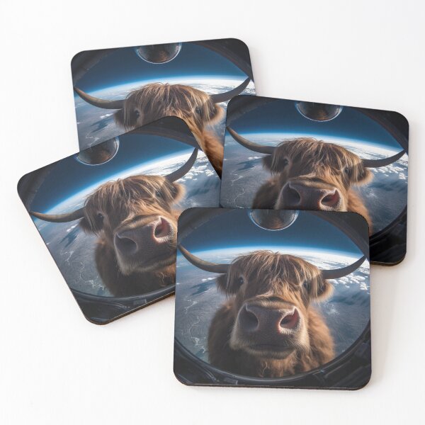 Item preview, Highland Cow's Big Space Adventure! designed and sold by Modern-Classic.