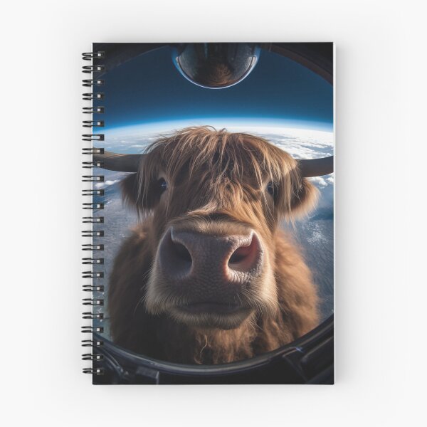 Item preview, Highland Cow's Big Space Adventure! designed and sold by Modern-Classic.