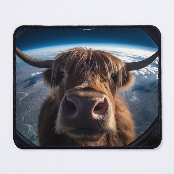 Item preview, Highland Cow's Big Space Adventure! designed and sold by Modern-Classic.