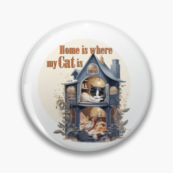 Item preview, Home is where my cat is designed and sold by Whimsaurus.