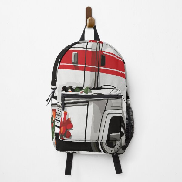 Item preview, Ambulancia de emergencia de socorristas festivos Navidad designed and sold by DrawHandArt.