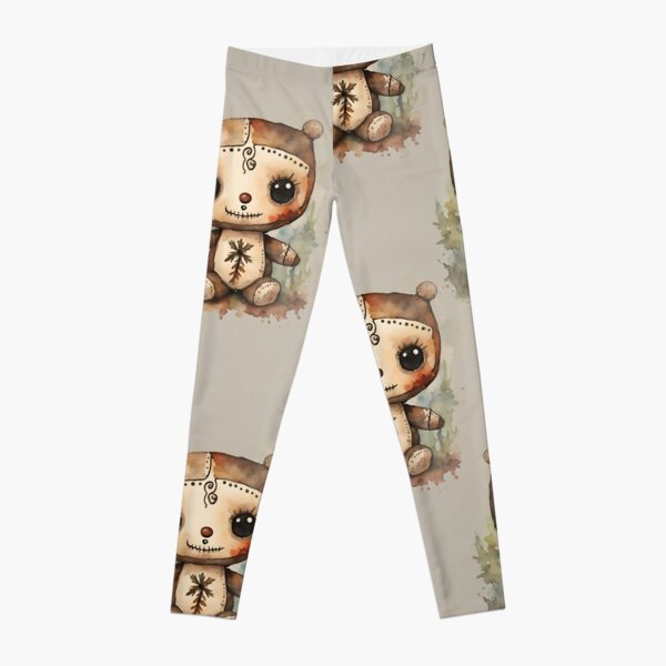 Voodoo doll Leggings for Sale by Gabi Tolgyesi