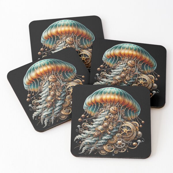 Item preview, Steampunk Jellyfish, Hi Tech Jelly designed and sold by SandbarTees.