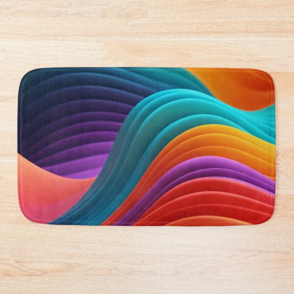 Item preview, Abstract colorful waves designed and sold by Giuseppe Cammino.