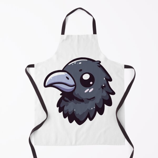 Item preview, Cute Vectoral Raven Face designed and sold by ArtfulWeave.
