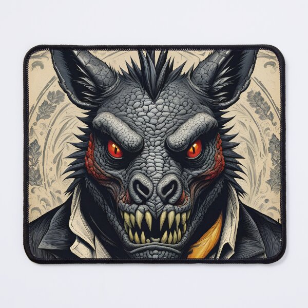 Item preview, Chupacabra's Gaze: Cryptid Portrait designed and sold by DarkJuliettes.