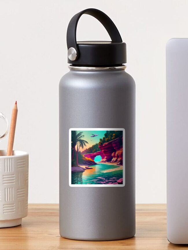 Thumbnail 1 of 3, Sticker, Pictured Rocks designed and sold by ArtiJet.