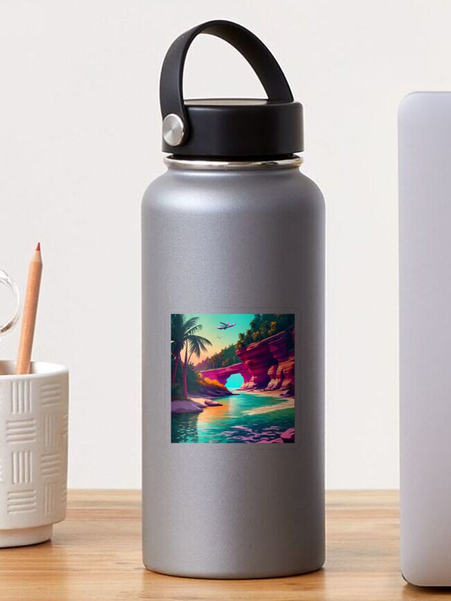 Thumbnail 1 of 3, Sticker, Pictured Rocks designed and sold by ArtiJet.