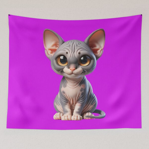 Item preview, Cute Cartoon Bambino Kitten - Cute and Fluffy Design designed and sold by Nathalymx.