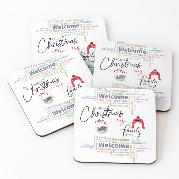Item preview, Say hello merry Christmas my family different languages designed and sold by Design 91maji.