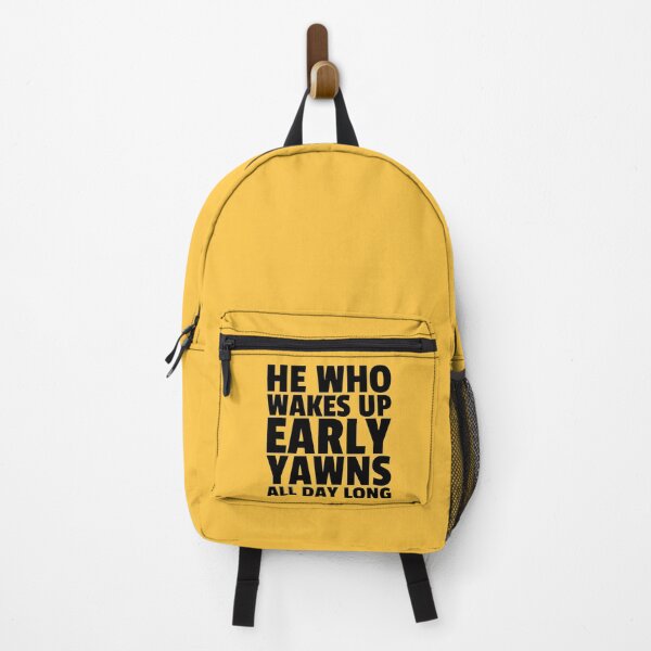 Item preview, Wakes Up Early Yawn All Day - Funny Sleepy Quotes - Wake Up Humor designed and sold by WIZECROW.