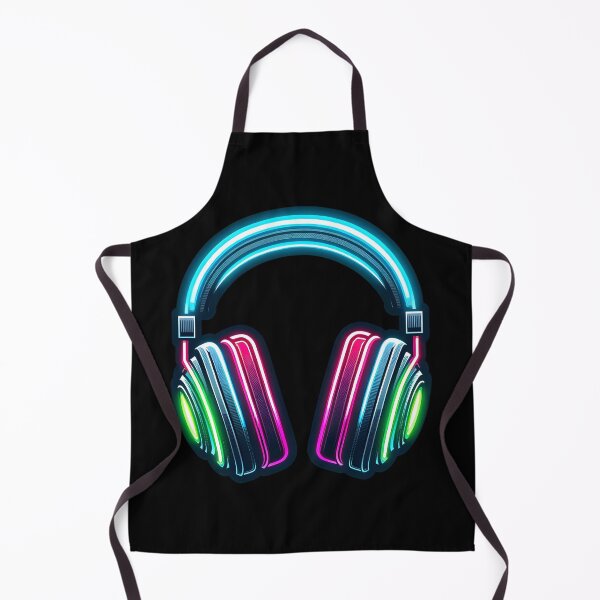 Item preview, neon headphones designed and sold by Truck Stop One.