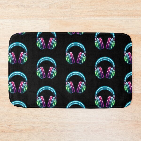 Item preview, neon headphones  designed and sold by Truck Stop One.