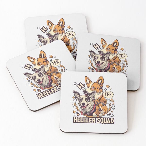 Item preview, funny Blue heeler Dog squad  designed and sold by Moad Fahim.