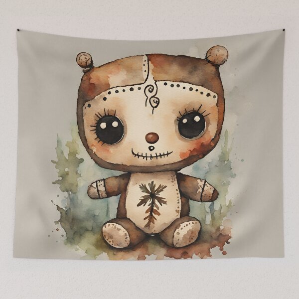 Item preview, Cute Voodoo Doll designed and sold by FantasyMama.