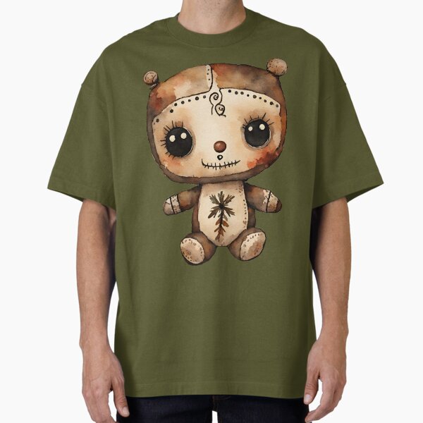 Cute Voodoo Doll Oversized T-Shirt