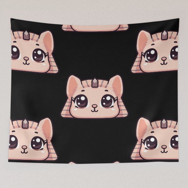 Item preview, Cute Vectoral Sphinx Face designed and sold by ArtfulWeave.