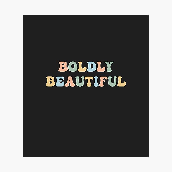 Item preview, Boldly Beautiful designed and sold by minimaldshop.