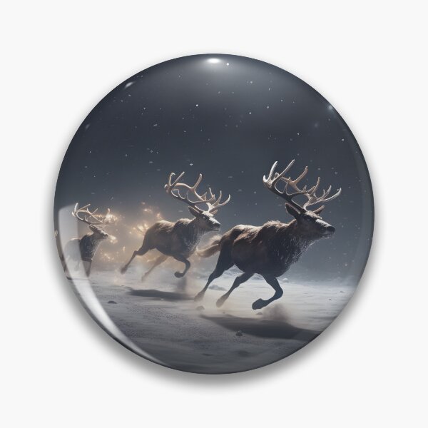 Item preview, Reindeers running designed and sold by toaderbogdan88.