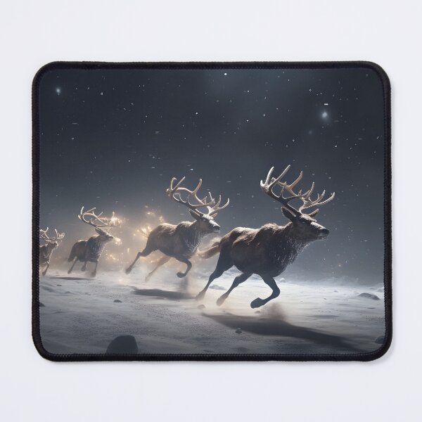 Item preview, Reindeers running designed and sold by toaderbogdan88.