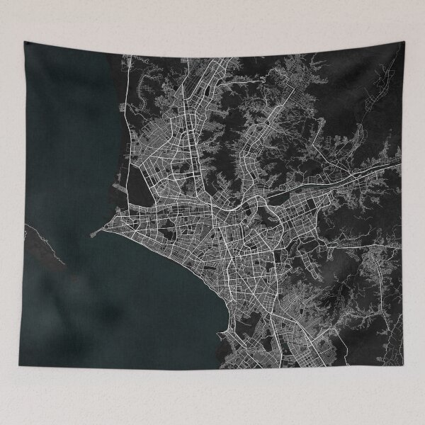 Item preview, Lima City Map of Peru - Dark designed and sold by deMAP.