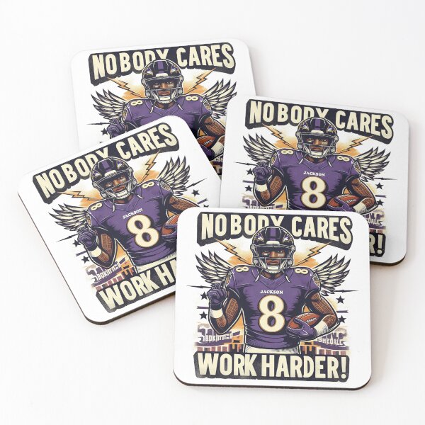 Artikelvorschau, Lamar-Jackson „Nobody Cares Work Harder“. entworfen und verkauft von clintang.