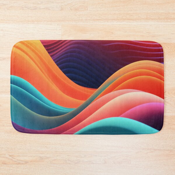 Item preview, Abstract colorful waves designed and sold by Giuseppe Cammino.