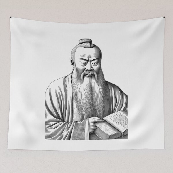 Item preview, Confucius portrait designed and sold by NTGUILTY.