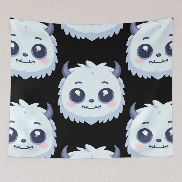 Item preview, Cute Vectoral Yeti Face designed and sold by ArtfulWeave.