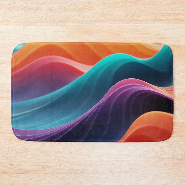 Item preview, Abstract colorful waves designed and sold by Giuseppe Cammino.
