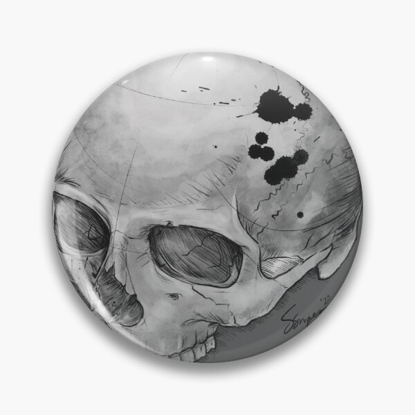 Item preview, Pen and Ink Skull Drawing designed and sold by SierraSnipes.