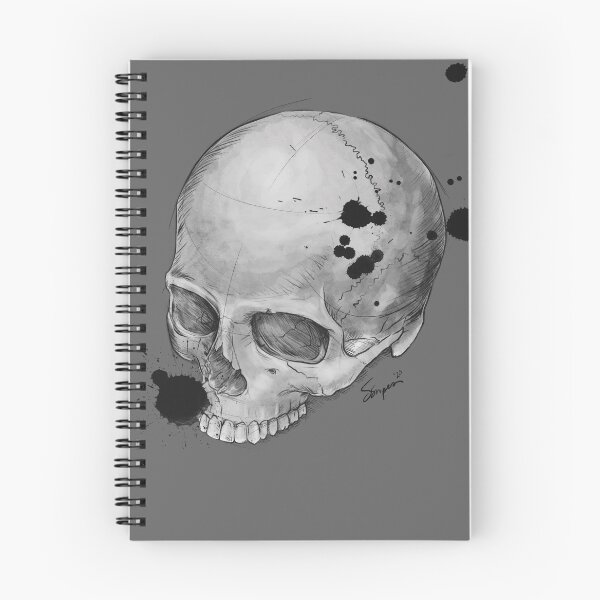 Item preview, Pen and Ink Skull Drawing designed and sold by SierraSnipes.
