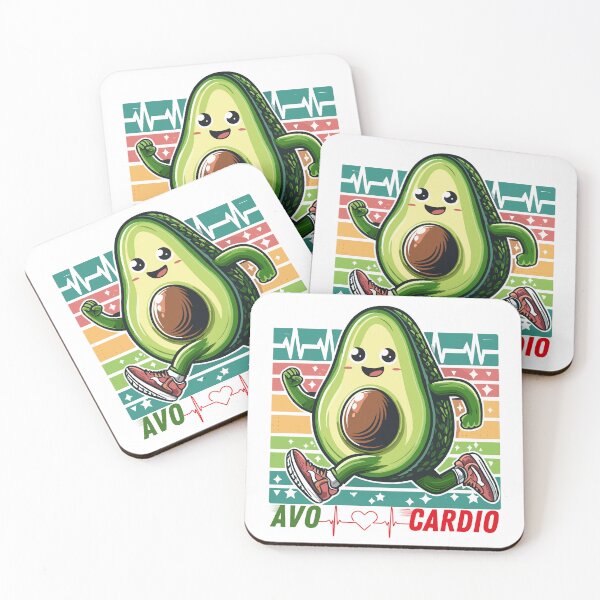 Item preview, Avo cardio - Funny Fruit exercise designed and sold by JessArty ⭐⭐⭐⭐⭐.