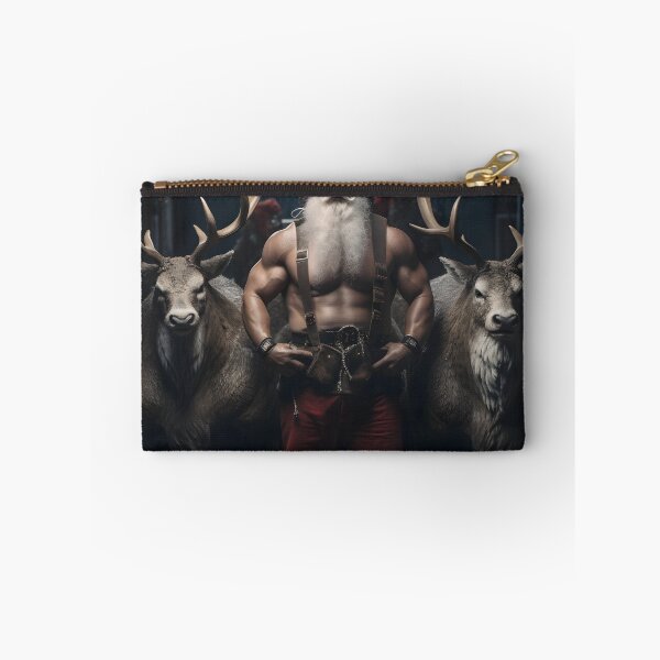 Item preview, Muscle Santa and Reindeers designed and sold by toaderbogdan88.