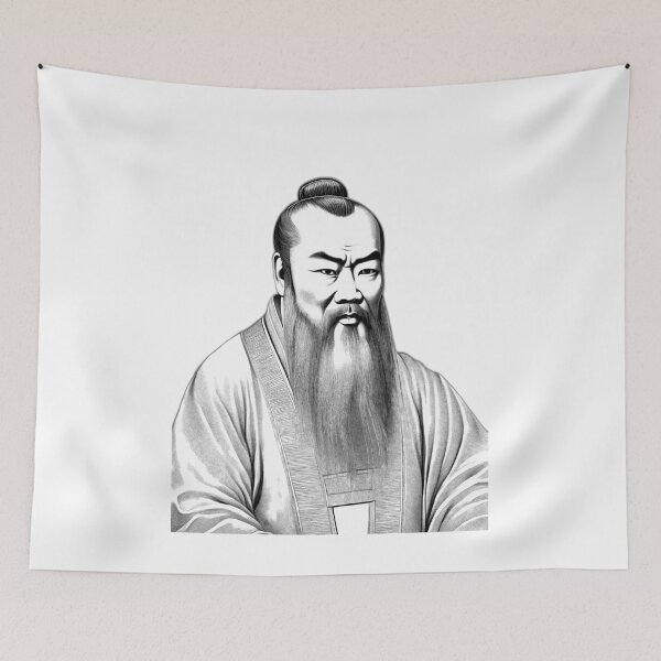 Item preview, Portrait of Confucius  designed and sold by NTGUILTY.