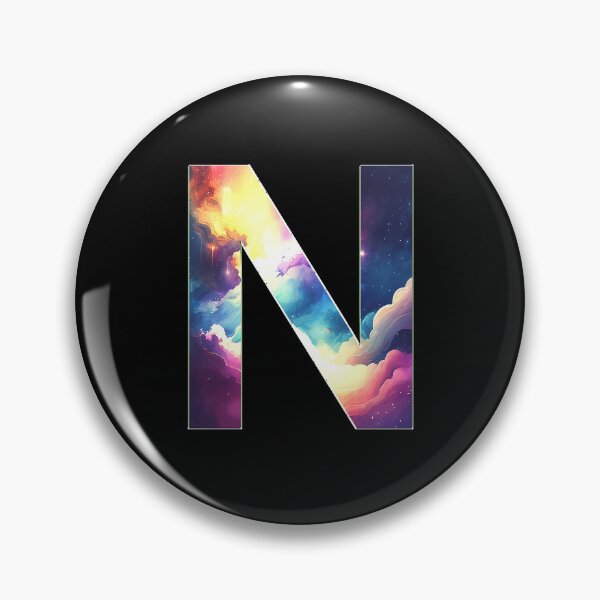 Item preview, Rainbow  letter N designed and sold by Monika-art.